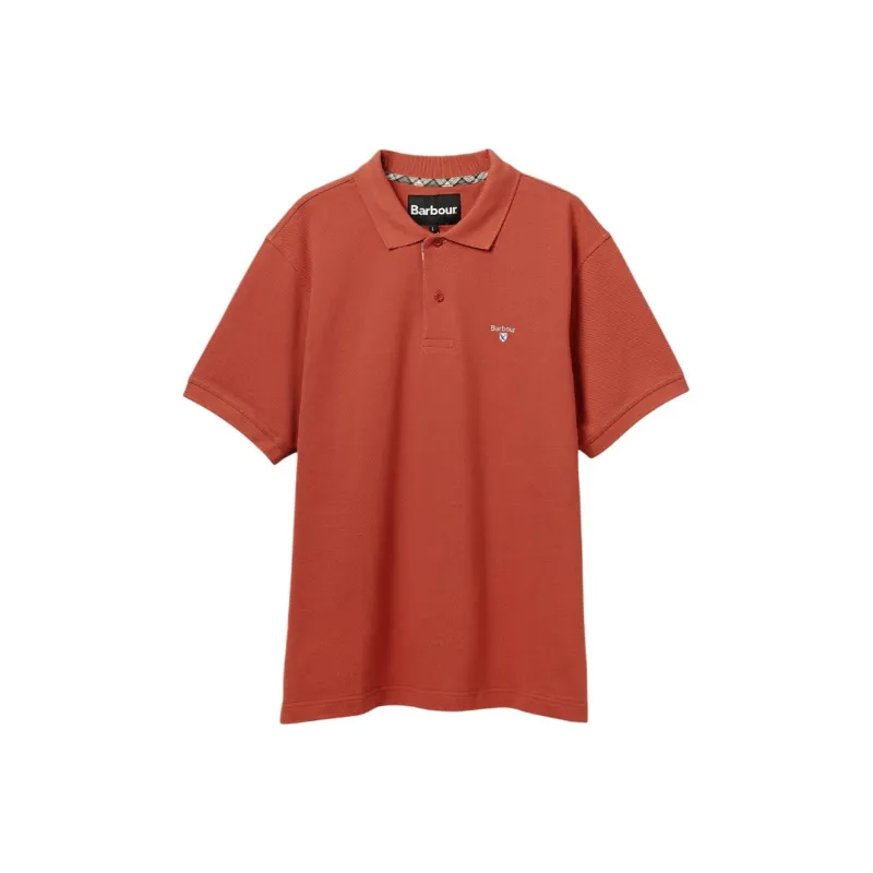 BARBOUR SS25 Polo Shirt Unisex Red-0