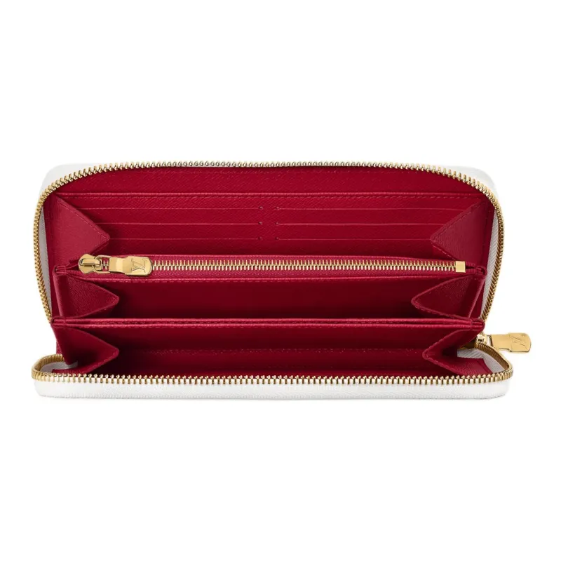 LOUIS VUITTON X Takashi Murakami Cherry Zippy Wallet White Monogram-3