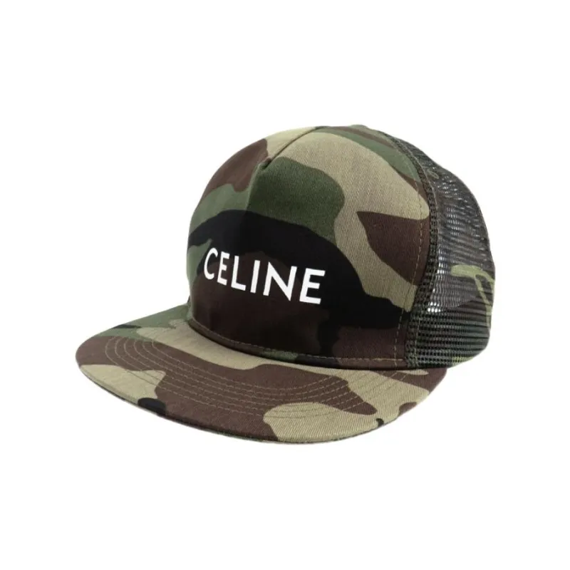 CELINE Cotton, Polyester Baseball Caps Unisex Multicolor-0