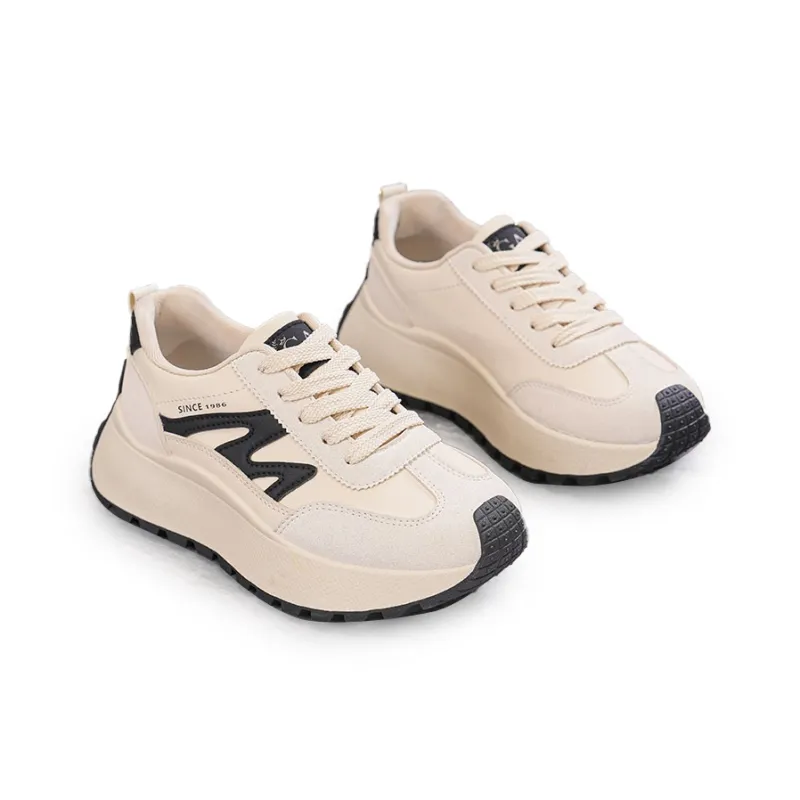 Gai Renpu Slip Resistant, Abrasion Resistant, Breathable Low Top Chunky Sneakers Women's-2