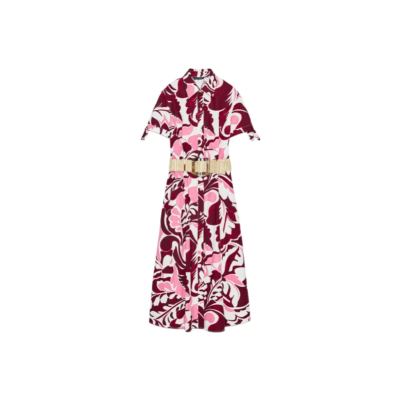 ZARA Short Sleeved Dress Women's-0