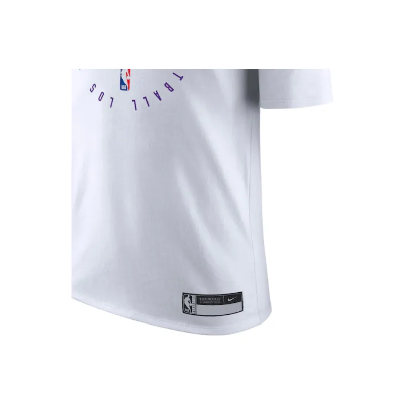 Nike x NBA Los Angeles Lakers Basketball Jerseys Men's White-3