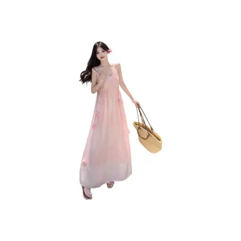 COVER TIME Slip Dresses Women's Pink
