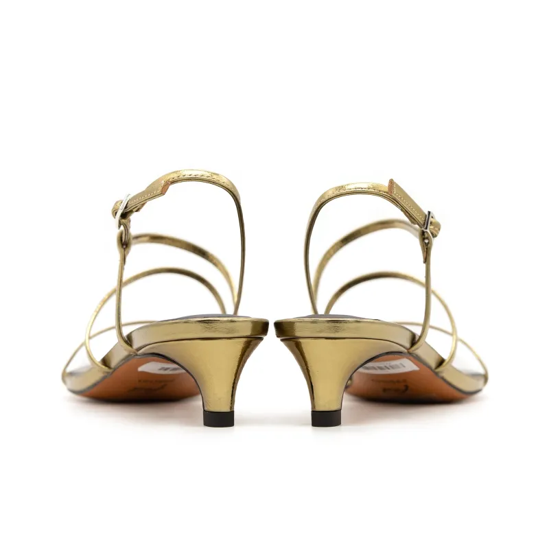 FED One Strap Sandals Women's Gold-5