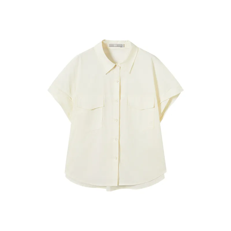 DIALOGUE Shirts Women's Cream Yellow-0