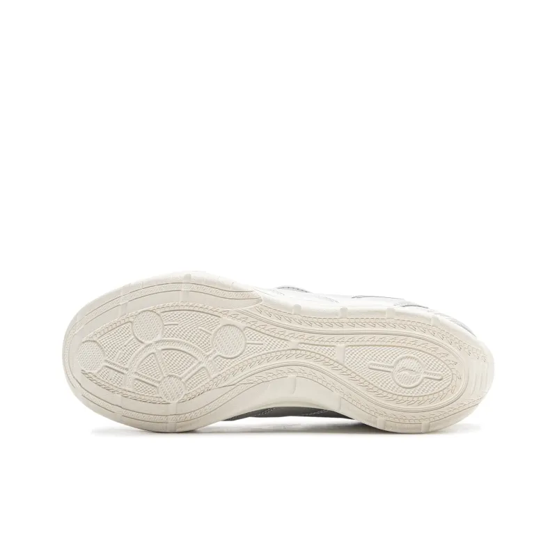 LiNing Slip Resistant, Abrasion Resistant, Lightweight Low Top Casual Shoes Women's Silver-6