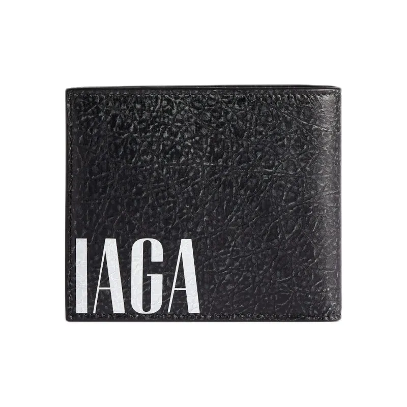 Balenciaga EDITOR Lambskin Wallet Men's Black-0