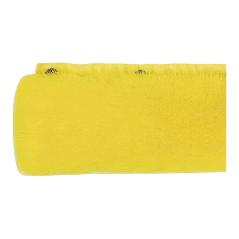 OFF-WHITE Fur Handle Cover Top Handle Bag 'Yellow'-3