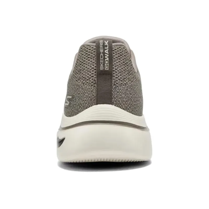 Skechers MEN'S GO WALK Wear resistant And Lightweight Low Top Casual Shoes Men's Taupe-3