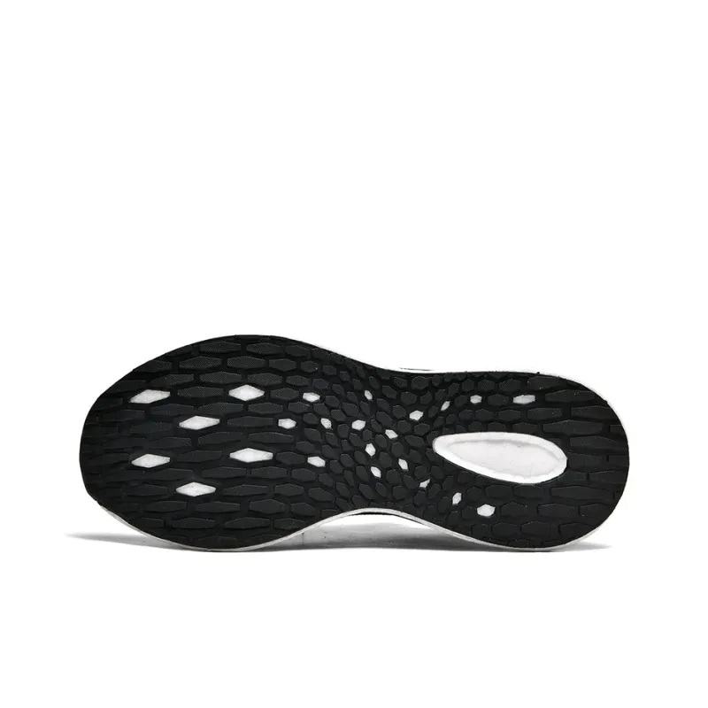 Binary Cushioning, Lightweight, Breathable, Slip Resistant Low Top Running Shoes Unisex Black-4