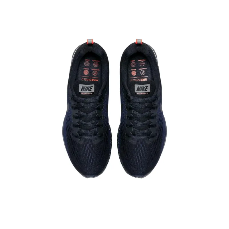 Nike Air Zoom Pegasus 34 Low Top Running Shoes Men's Black-4