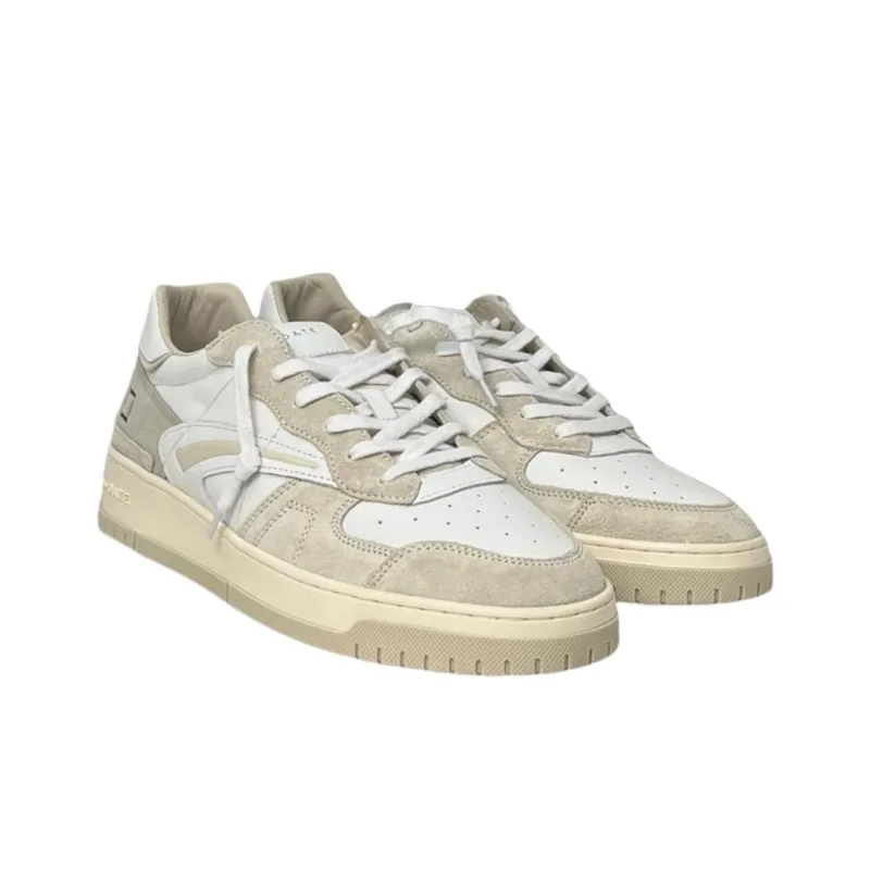D.A.T.E Low Top Skateboard Shoes Men's White-2