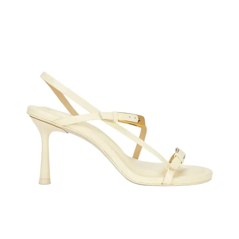 CULT GAIA Simona One Strap Sandals 8cm Women's Beige-1
