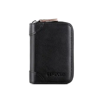 Gorora Top Grain Cow Leather Anti Skimming, Practical Card Holder Regular Unisex Multicolor