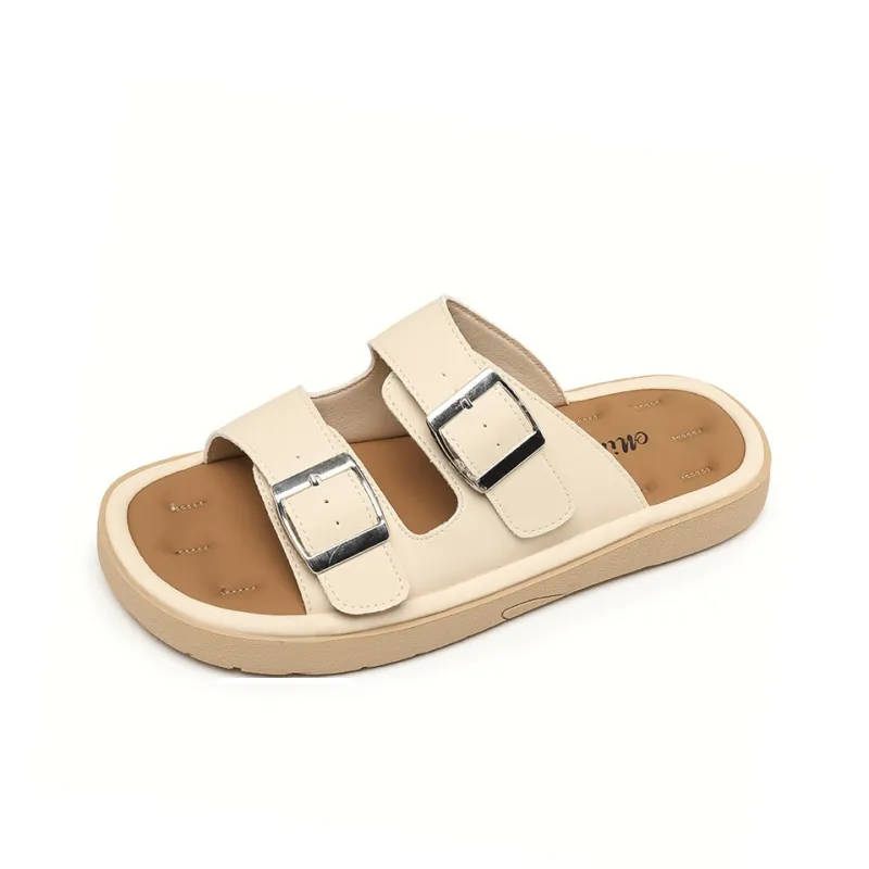 TATAYA Rubber Sole Metal Abrasion Resistant Slide Slippers Women's-0