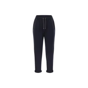 Brunello Cucinelli Knitted Sweatpants Women's Blue