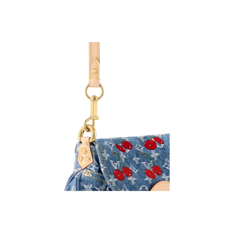 LOUIS VUITTON X Takashi Murakami Cherry Sunset Denim Monogram-6
