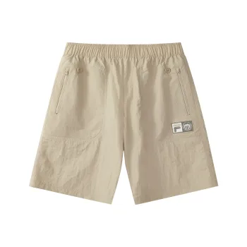 FILA FUSION Casual Shorts Men's Dry Moss Coffee