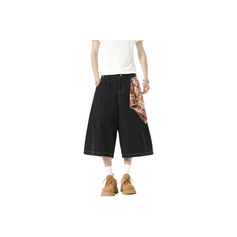DAND Denim Shorts Unisex Black-0