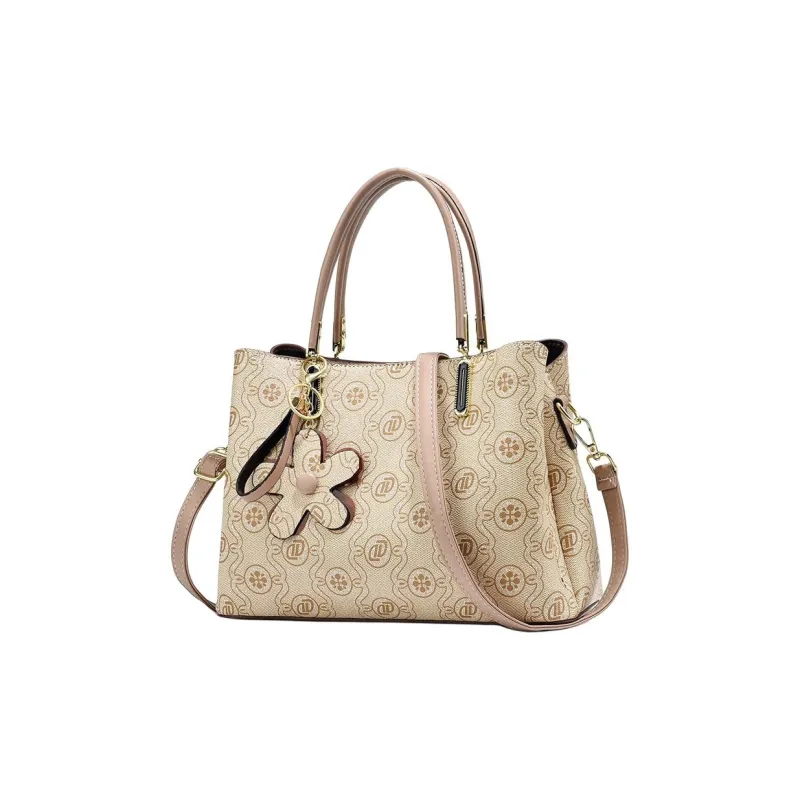 Boniu PU Tote One Shoulder Handbag Regular Women's Multicolor-0
