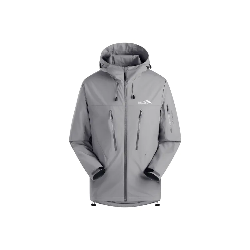 CAN·TORP Abrasion Resistant Lightweight Breathable Waterproof And Windproof Rainproof Windbreaker Jacket Unisex-7