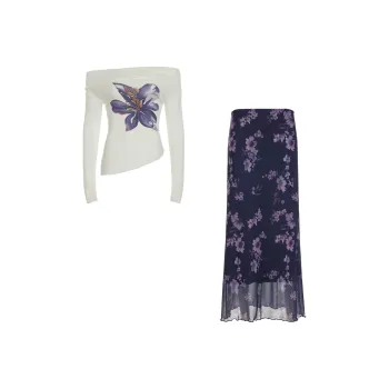 AURORA MUSE Two Piece Skirt Sets Women's