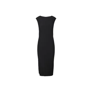 ISSEY MIYAKE Sleeveless Dress Women's Black