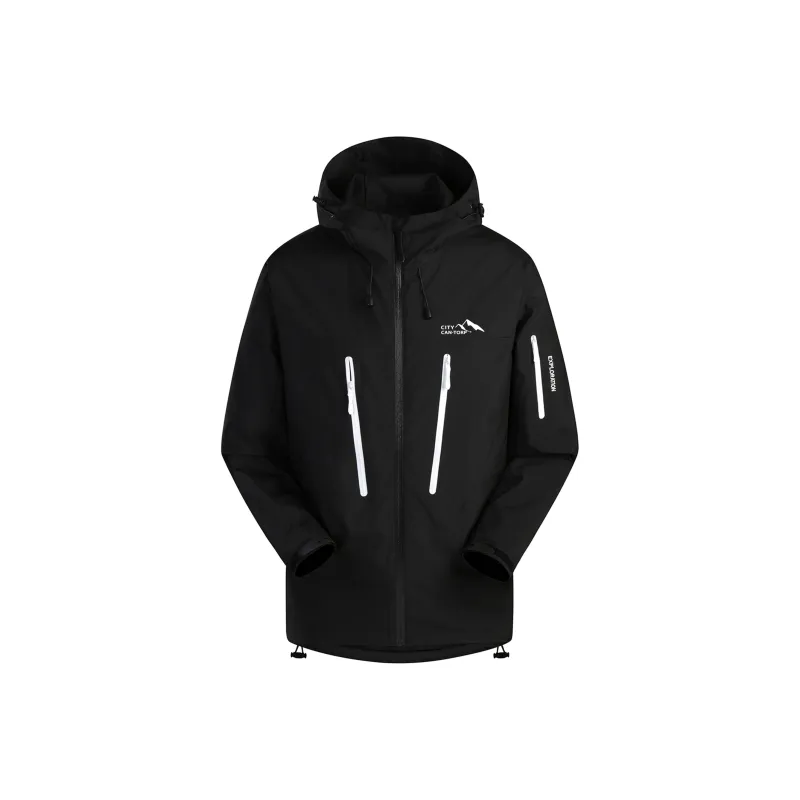 CAN·TORP Abrasion Resistant Lightweight Breathable Waterproof And Windproof Rainproof Windbreaker Jacket Unisex-5