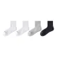 Spring Versatile Sports Ankle Socks Combination ⑥ (White+White+Gray+Black)