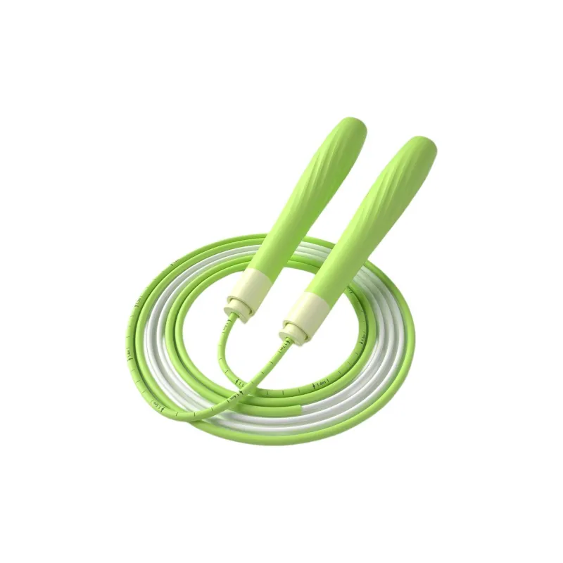 LiNing Aerobic Fat Reduction Non Countable Jump Ropes Kids PVC Cord 2.8 Meters Long Grass Green-0