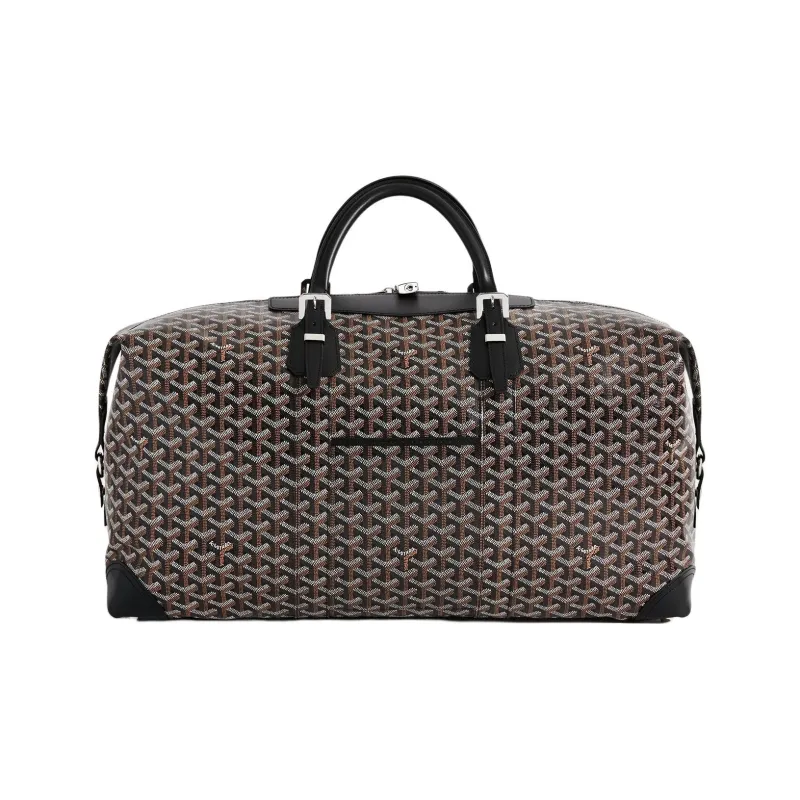 GOYARD Bowling55 Canvas Travel Bag Unisex Black-0