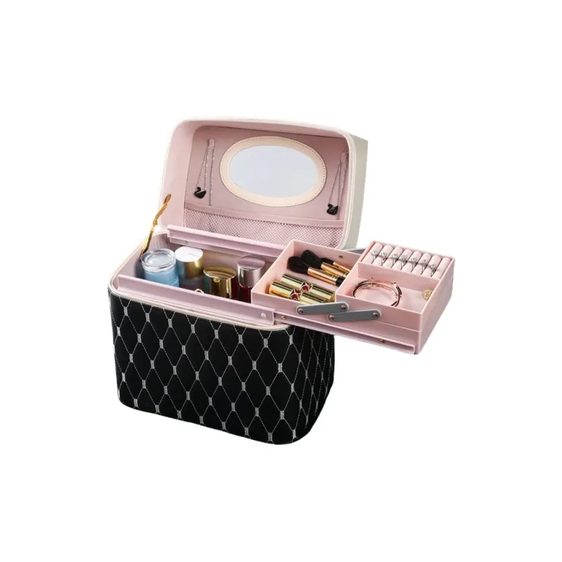 MUYAXUAN Large Capacity Suitcase Premium Nail Art Box-3
