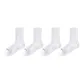 Spring Versatile Sports Crew Socks Combination ① (White+White+White+White)