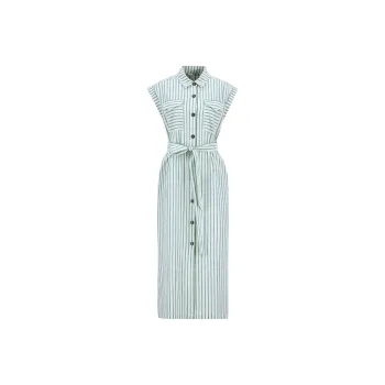 BARBOUR Short Sleeved Dress Women's Green