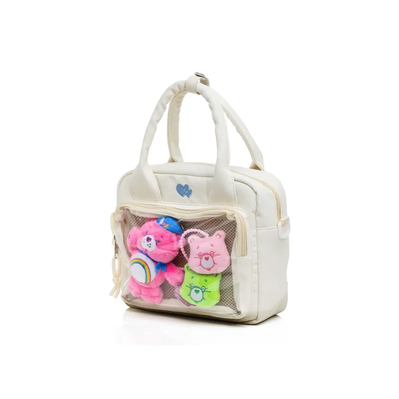 CAREBEARS Polyester Handbag Women's Beige/Pink-6