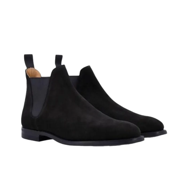 CROCKETT & JONES Ankle Length Chelsea Boots Men's Black-2