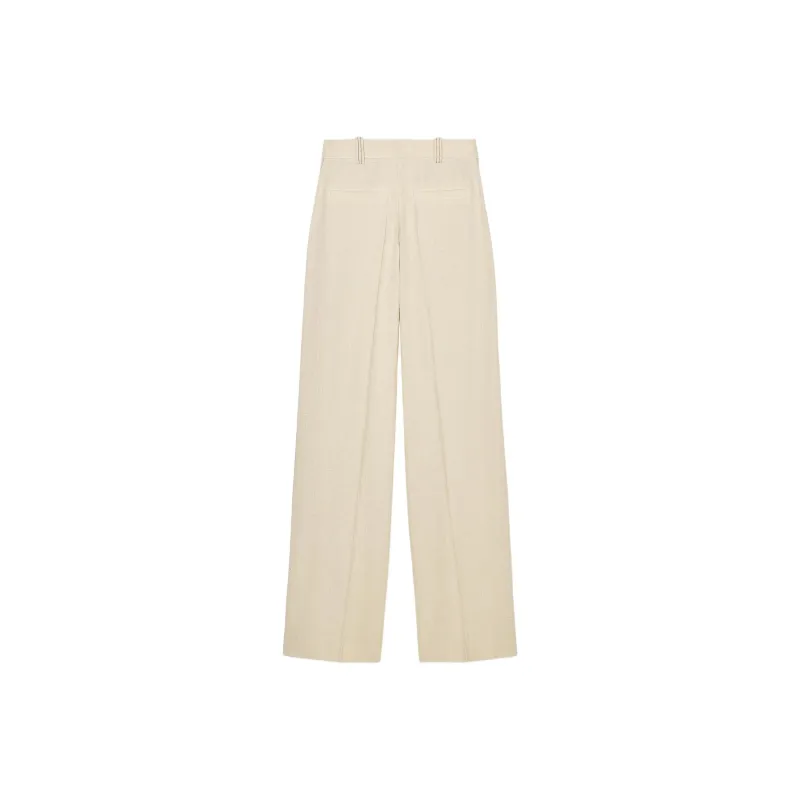 ZARA Casual Pants Women's Light Beige-1