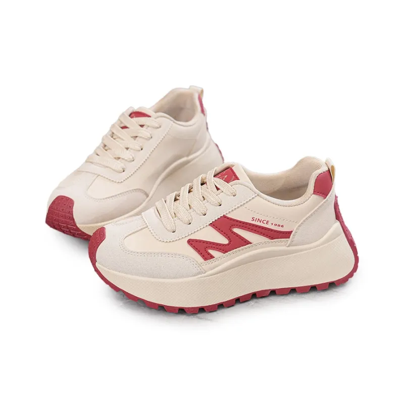 Gai Renpu Slip Resistant, Abrasion Resistant, Breathable Low Top Chunky Sneakers Women's-11
