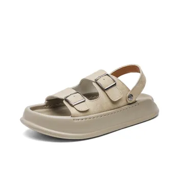 HAPPY DINO Beach Sandals Men White, Black