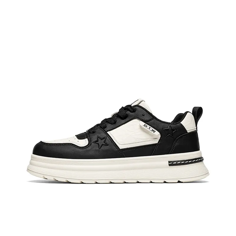 OUBT Abrasion Resistant Breathable Height Increasing Low Top Skateboard Shoes Men's-0