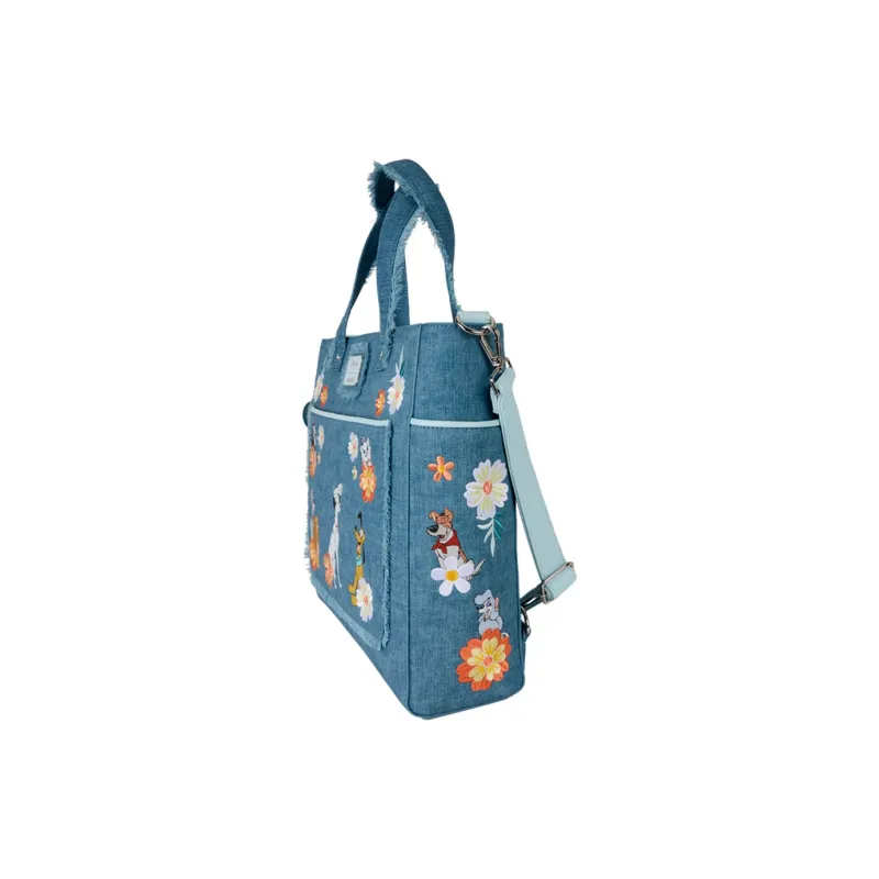 Loungefly Artificial Leather Tote Backpack Women's Blue-1