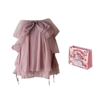 FLIM Sleeveless Dresses Women's Pink Bear Box