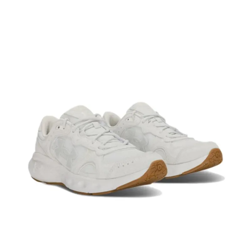 Under Armour Wear resistant And Lightweight Low Top Running Shoes Women's Gray White-1