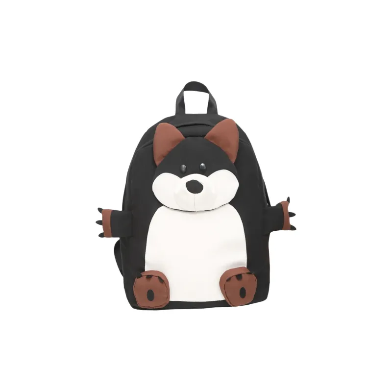 Parker Bear Nylon Backpack Unisex Multicolor-0