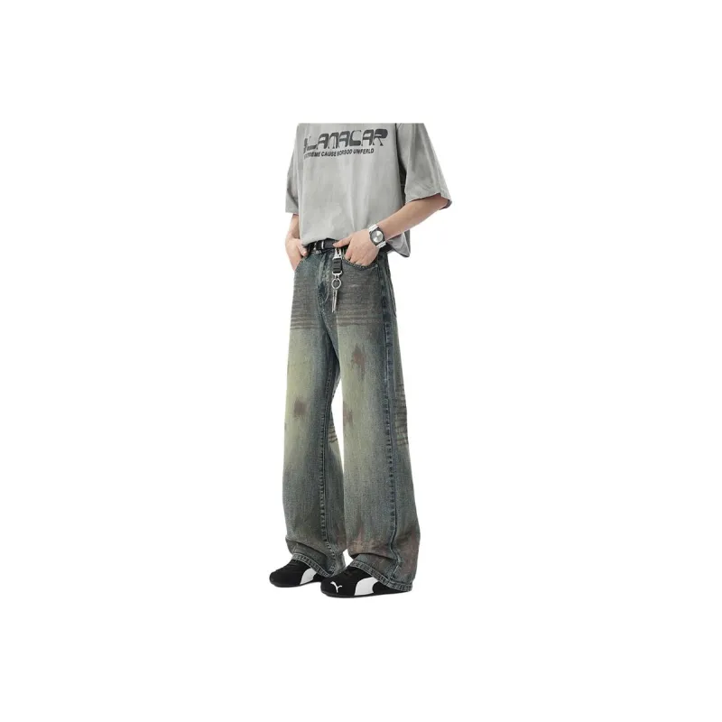 OKPI Jeans Unisex Niche ☆ Vintage Blue-0