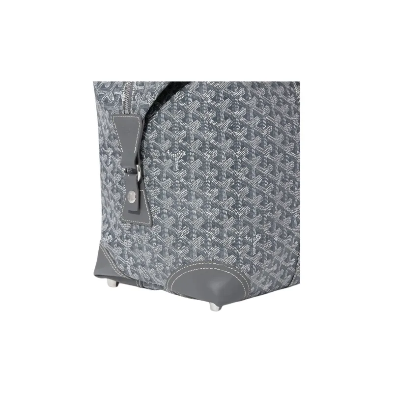 GOYARD Bowling Canvas One Shoulder Crossbody Handbag, Travel Bag Unisex Gray-2