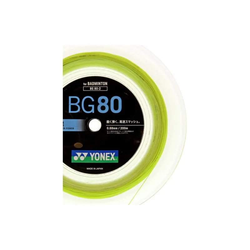 YONEX Badminton Racket Strings Yellow Nylon Unisex-2