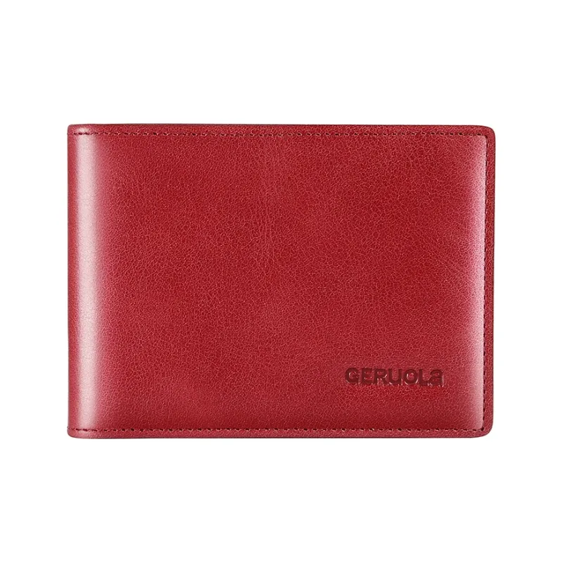 Gorora Top Grain Cow Leather Driver's License Leather Pouch, Card Holder Unisex Khaki/Black/Coffee-15