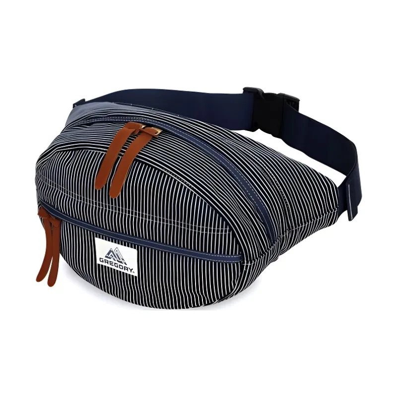 GREGORY Nylon Fanny Pack Regular Unisex Mountain Walnut Stripes-1