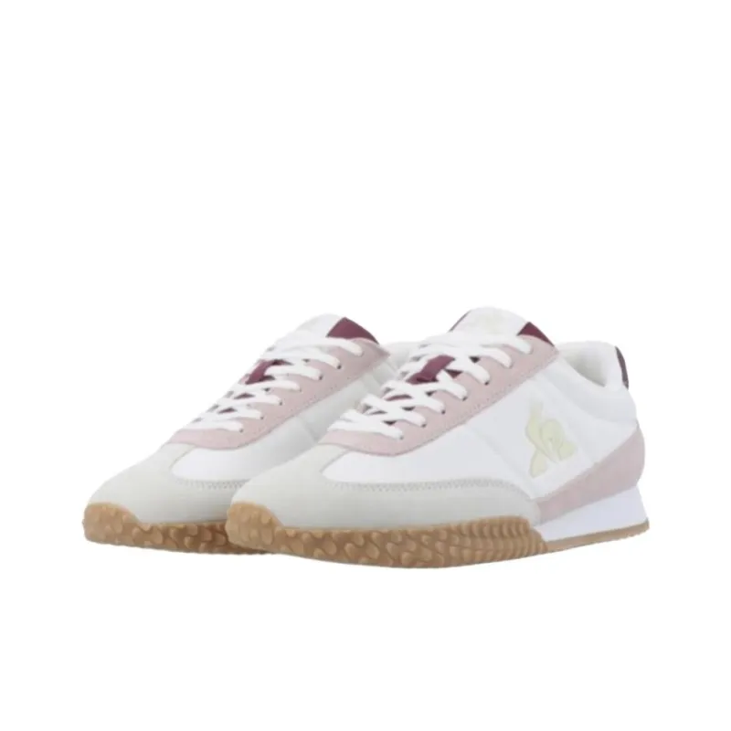 Le Coq Sportif Wear resistant And Lightweight Low Top Running Shoes Women's White-3